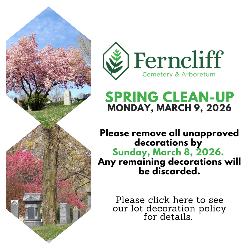 Ferncliff Spring Cleanup Monday, March 9, 2026